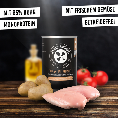 Döner. Mit Gockel.